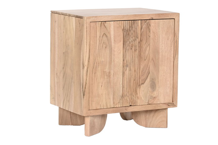 DKD Home Decor Mesita de Noche de Acacia Cenef ridh 50x35,5x55