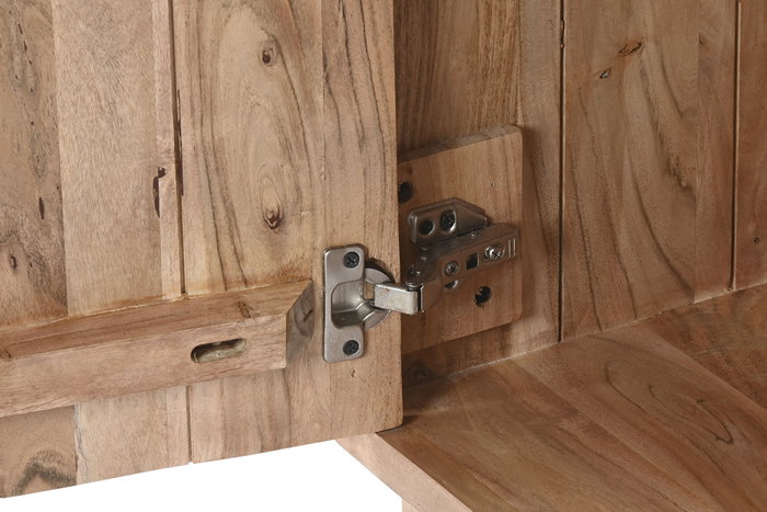 DKD Home Decor Mesita de Noche de Acacia Cenef ridh 50x35,5x55