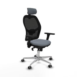 PIQUERAS Y CRESPO Silla de oficina Jorquera Gris/Negro