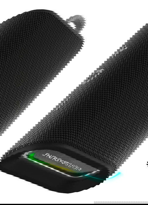 Energy Sistem Altavoz Portátil StreetPlay Negro - 8W, Bluetooth 5.4, IPX6 Resistente al Agua, Radio FM, Lector MicroSD, 12h Autonomía, Luces LED, Manos Libres
