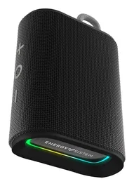 Energy Sistem Altavoz Portátil StreetPlay Negro - 8W, Bluetooth 5.4, IPX6 Resistente al Agua, Radio FM, Lector MicroSD, 12h Autonomía, Luces LED, Manos Libres