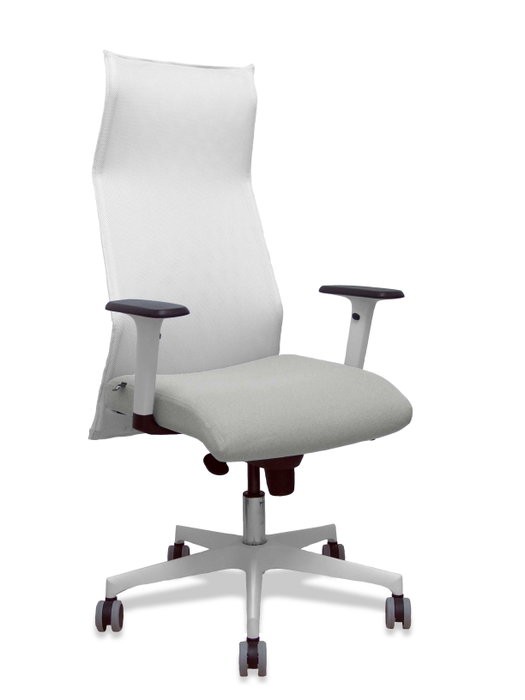 PIQUERAS Y CRESPO Sillón Sahuco Blanco y Gris Claro PIQUERAS Y CRESPO Sillón Sahuco Blanco y Gris Claro