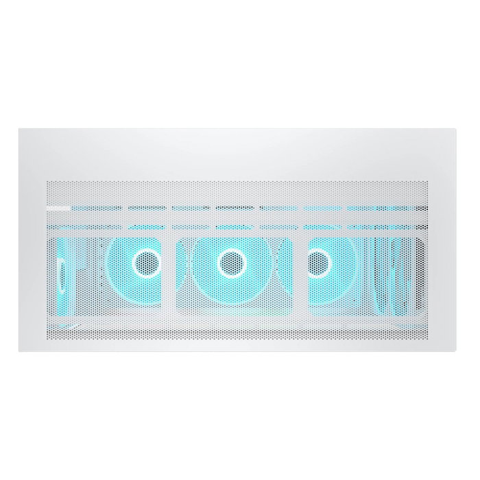 Cougar CGR-2DA4W-MV Caja Torre Media ATX Mesh Vision Blanco para Gaming, con Panel de Cristal Templado, RGB y Ventiladores incluidos