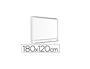 Bi-office Pizarra blanca lacada con bandeja integrada 180x120 cm