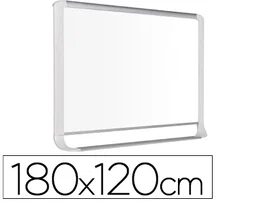 Bi-office Pizarra blanca lacada con bandeja integrada 180x120 cm