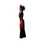 Disfraz Vampiresa Clásica con Vestido Negro para Mujer Adulto Talla XXL