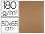 Liderpapel Cartulina Marrón Escolar 180 g 50x65 cm