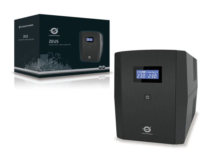 Conceptronic ZEUS03EM 1200VA 720W con 5 salidas AC Conceptronic ZEUS03EM 1200VA 720W con 5 salidas AC