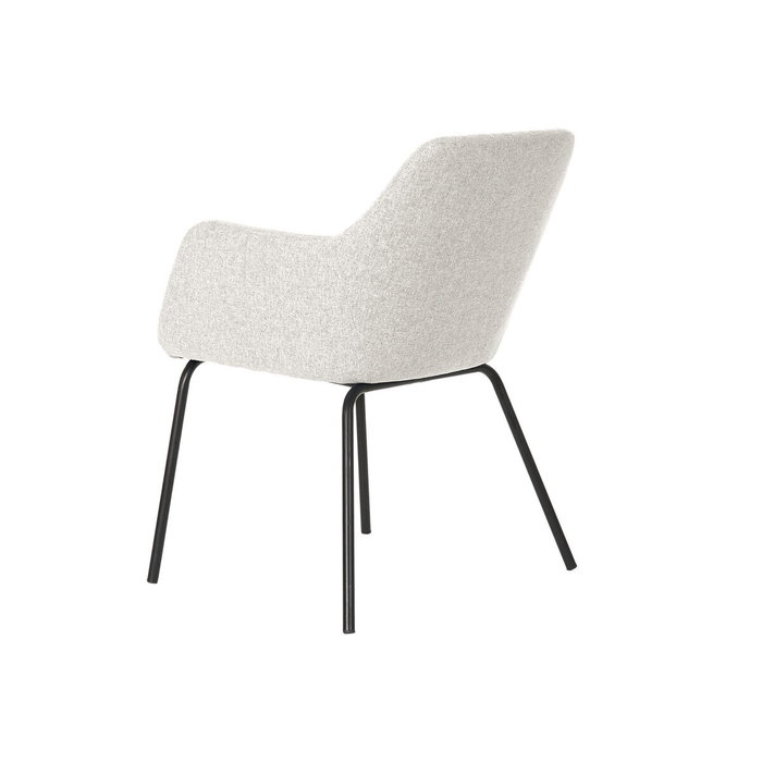 DKD Home Decor Silla de Poliéster y Metal Beige