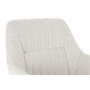 DKD Home Decor Silla de Poliéster y Metal Beige