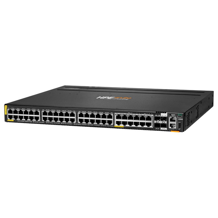 HP Enterprise HPE Aruba CX 6200M Switch 12SR5 36G L3 Gestionado con 4 SFP+ PoE Class6 (JL805C)