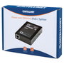 Intellinet PoE+ Splitter IEEE802.3at Gigabit, Salida DC 5/7.5/9/12V, 25.4W, Negro, Metal, Certificado FCC/CE