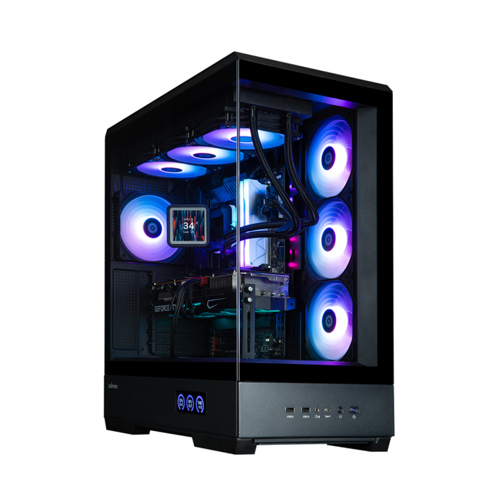 Zalman P50 DS Midi Tower PC Negro con Ventana de Vidrio Templado