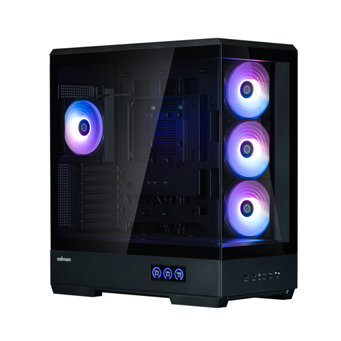 Zalman P50 DS Midi Tower PC Negro con Ventana de Vidrio Templado