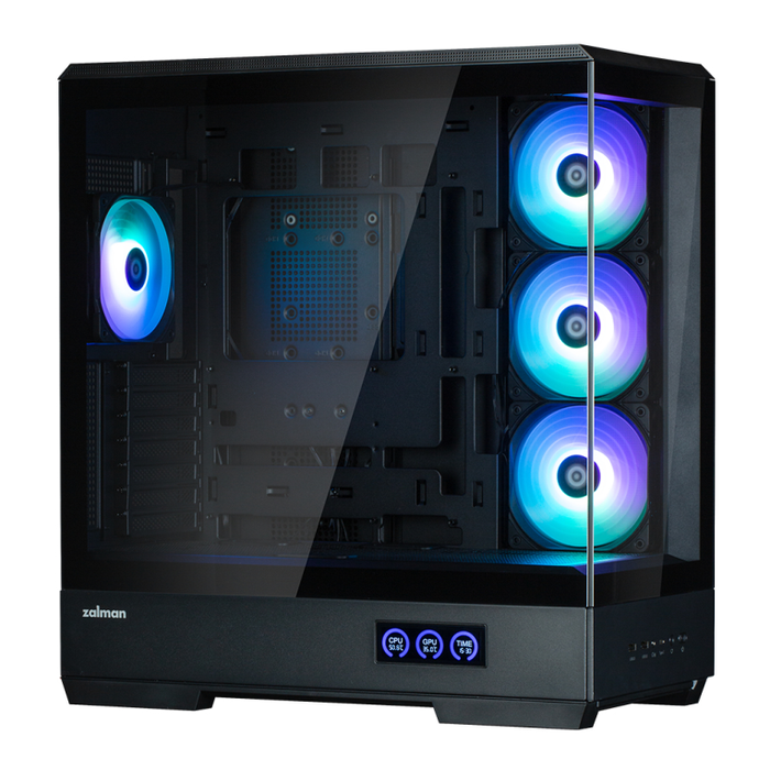 Zalman P50 DS Midi Tower PC Negro con Ventana de Vidrio Templado