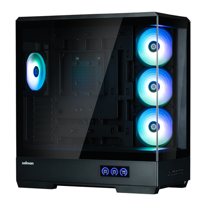 Zalman P50 DS Midi Tower PC Negro con Ventana de Vidrio Templado