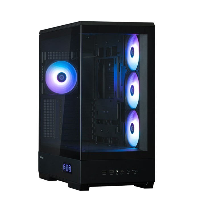 Zalman P50 DS Midi Tower PC Negro con Ventana de Vidrio Templado