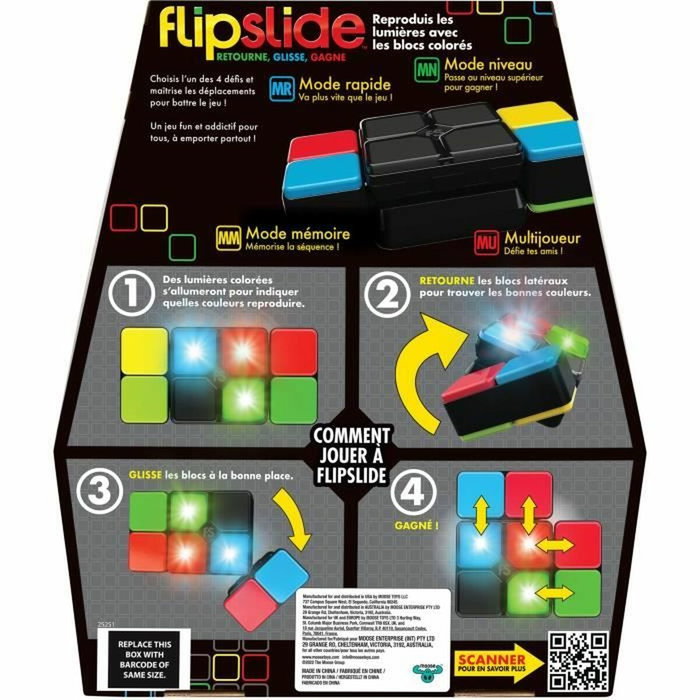 Moose Toys Flipslide - Juego electrónico de combinación de luces