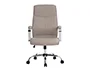 Q-connect Silla de Dirección Modo Na, Simil Piel, Base Metálica, Ruedas Premium, Color Gris, Altura Máx. 1220 mm