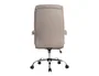Q-connect Silla de Dirección Modo Na, Simil Piel, Base Metálica, Ruedas Premium, Color Gris, Altura Máx. 1220 mm