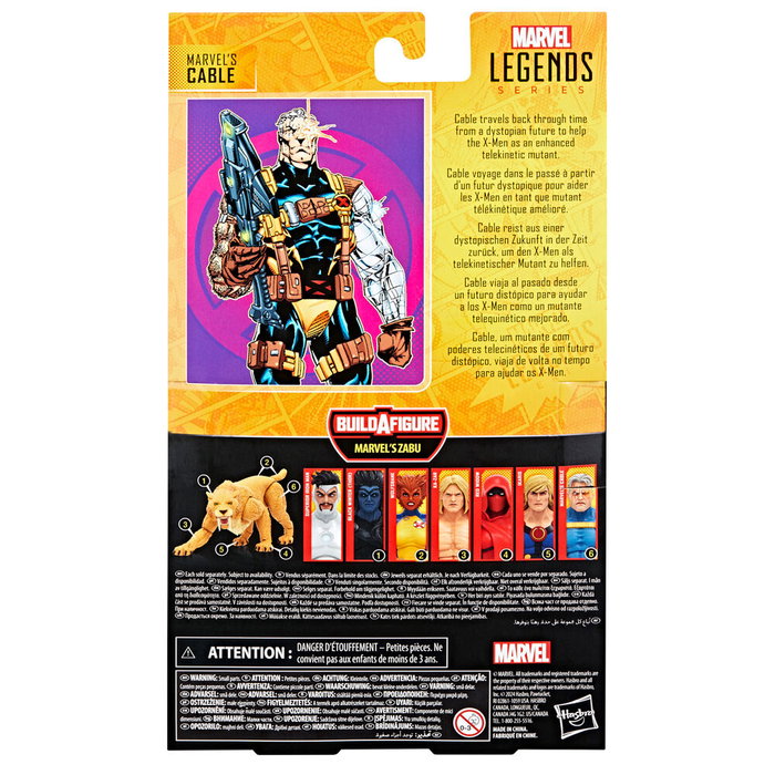 Hasbro Marvel Legends Series Figura Cable 15cm Coleccionable Articulada con Accesorios
