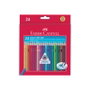 FABER-CASTELL Colour GRIP Estuche de 24 Lápices de Colores Acuarelables