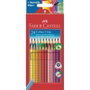 FABER-CASTELL Colour GRIP Estuche de 24 Lápices de Colores Acuarelables
