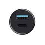 Trust Cargador de Coche Maxo 25197 - 38W PD Carga Rápida, USB-C y USB-A, para Encendedor de Cigarrillos, Negro