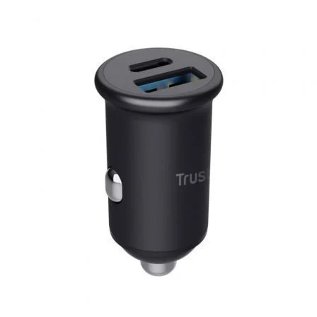 Trust 25197 Cargador de Coche Maxo 38W USB-C y USB-A PD 3.0 + PPS Carga Rápida
