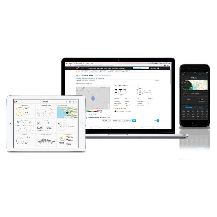 Bresser Centro Meteorológico 5-en-1 WLAN con Sensor Profesional y WiFi