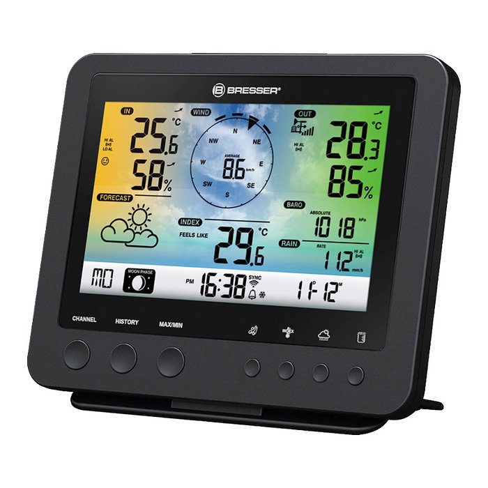 Bresser Centro Meteorológico 5-en-1 WLAN con Sensor Profesional y WiFi