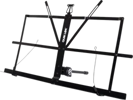 Quiklok Soporte Atril Plegable Para Mesa Metal Negro 41X23Cm