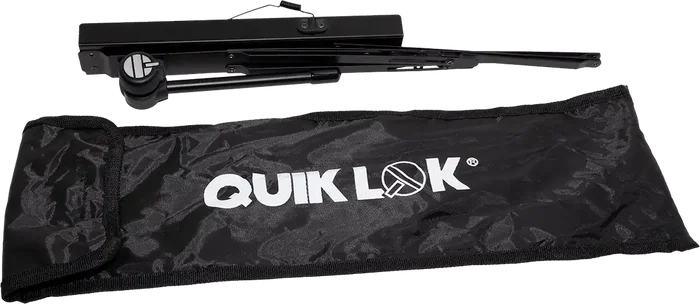 Quiklok Soporte Atril Plegable Para Mesa Metal Negro 41X23Cm