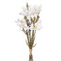 Flores Decorativas Blanco Verde 37 x 20 x 41 cm Magnolia