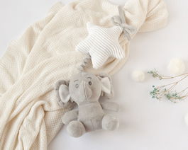 KioKids Dolci Amici Peluche Elefante Musical Gris para Cuna +0 Meses