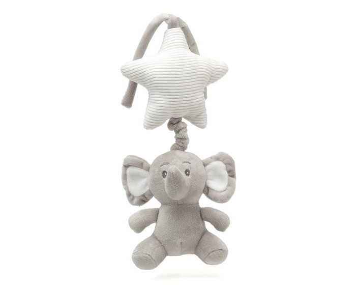 KioKids Dolci Amici Peluche Elefante Musical Gris para Cuna +0 Meses