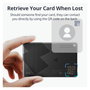 SwitchBot Geldbörsen-Tracker-Karte NFC-kompatibel W2500032 Negro