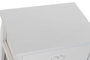 DKD Home Decor Cajonera Blanco Gris 3 Cajones 29 x 58 x 40 cm
