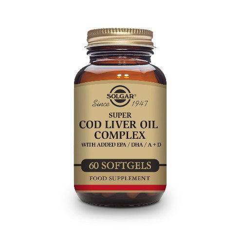SOLGAR Super Cod Liver Oil Complex 60 cápsulas blandas