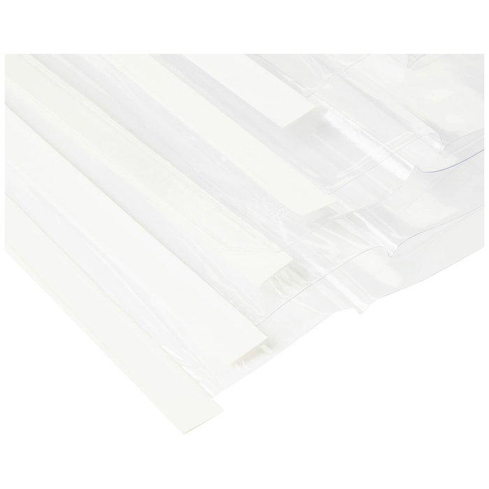 Fixo Forro ajustable de PVC para libros, transparente, 29 x 53 cm