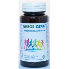 GHEOS Defat 60Cap. Útil para reducir la sobrecarga de ácido láctico, con acción antioxidante, drenante y antirradicálica.
