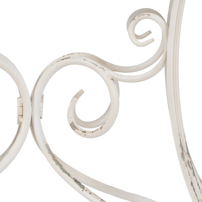 Consola Crema Metal 100 X 52 X 76 cm