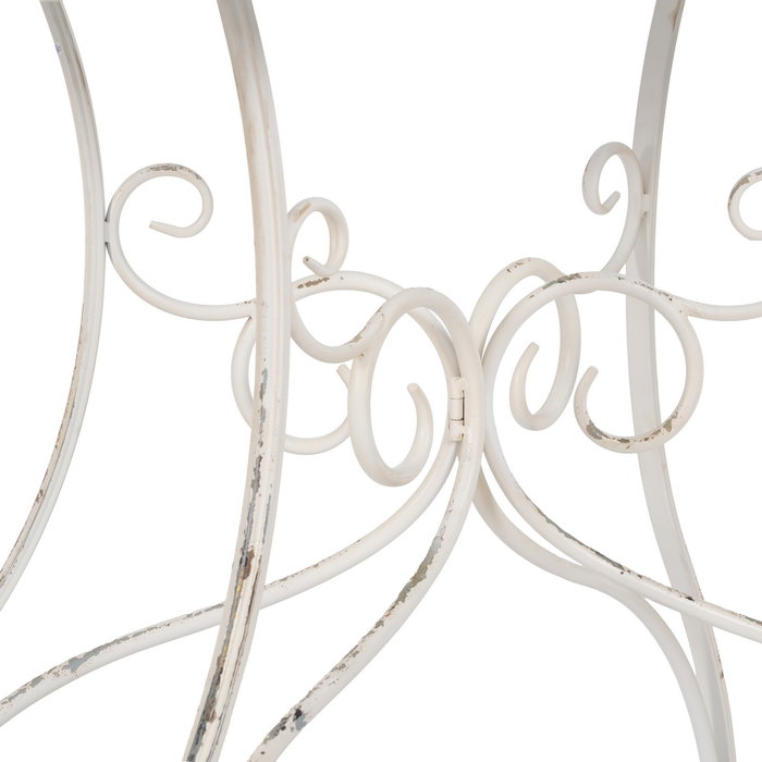 Consola Crema Metal 100 X 52 X 76 cm