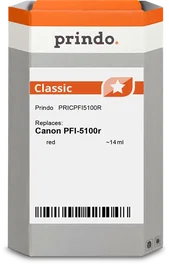 Prindo Cartucho de tinta Rojo PRICPFI5100R Classic 14ml