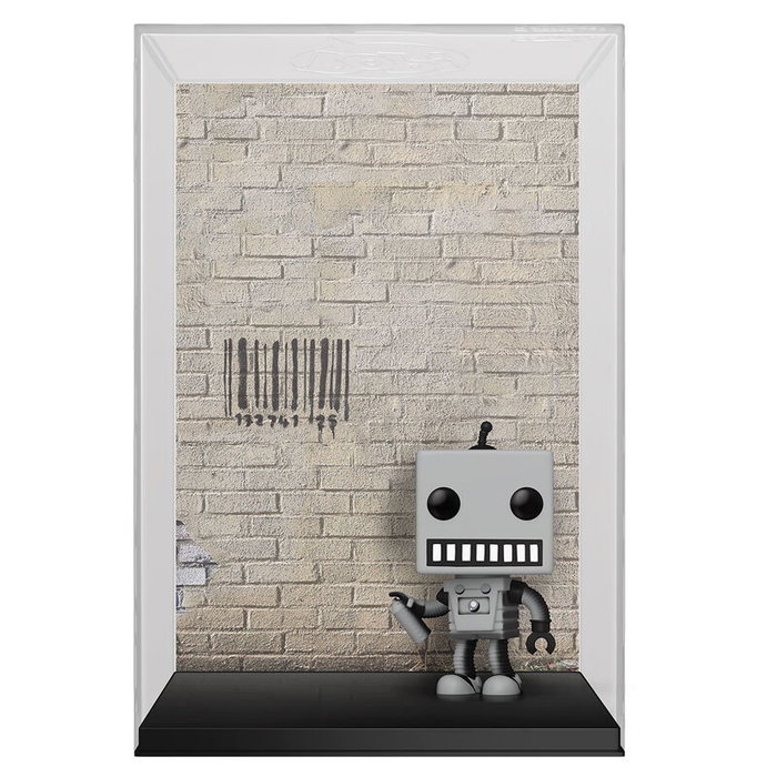 FUNKO Figura POP Art Cover Brandalised Tagging Robot Vinilo 9cm Caja Regalo