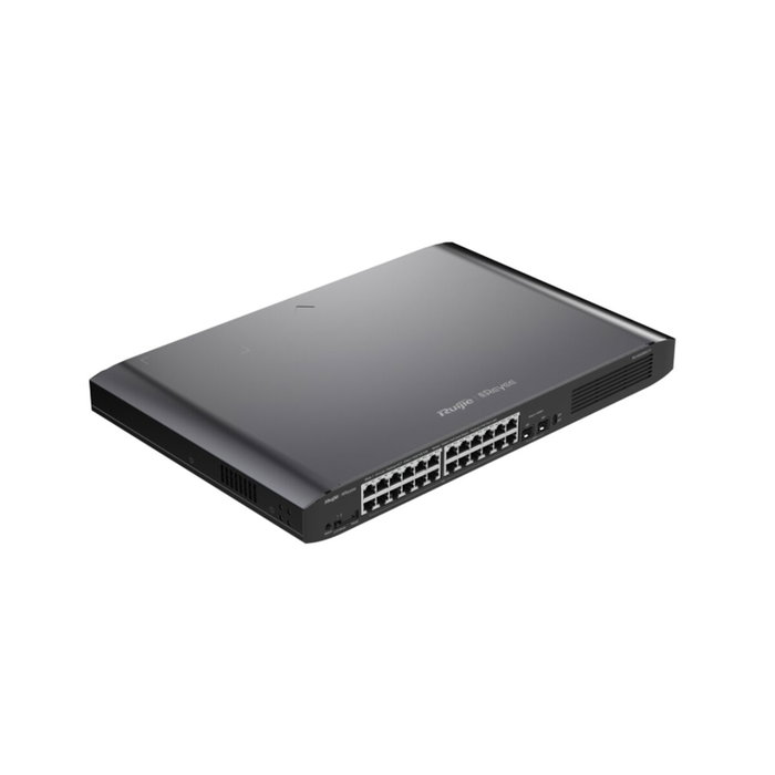 Ruijie Networks RG-ES226GC-P Switch Gestionado L2 Gigabit con PoE de 370W Negro Ruijie Networks RG-ES226GC-P Switch Gestionado L2 Gigabit con PoE de 370W Negro