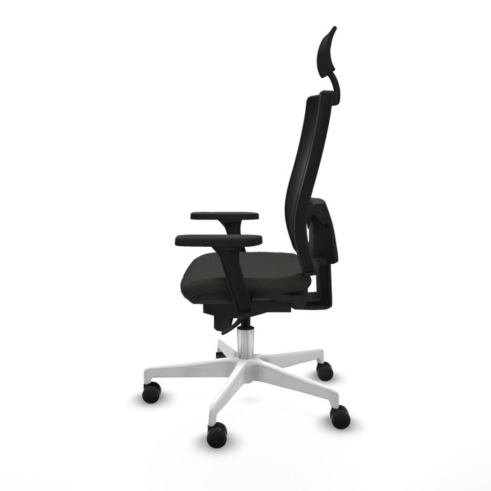 PIQUERAS Y CRESPO Silla de oficina Horna con mecanismo Sincro y Brazos 3D Negro PIQUERAS Y CRESPO Silla de oficina Horna con mecanismo Sincro y Brazos 3D Negro