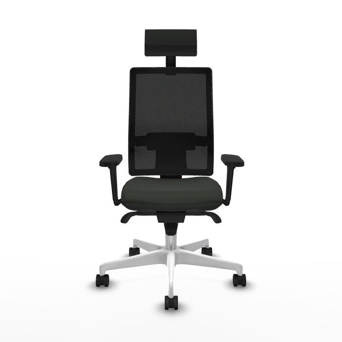 PIQUERAS Y CRESPO Silla de oficina Horna con mecanismo Sincro y Brazos 3D Negro PIQUERAS Y CRESPO Silla de oficina Horna con mecanismo Sincro y Brazos 3D Negro