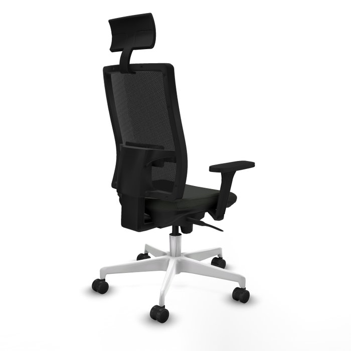 PIQUERAS Y CRESPO Silla de oficina Horna con mecanismo Sincro y Brazos 3D Negro PIQUERAS Y CRESPO Silla de oficina Horna con mecanismo Sincro y Brazos 3D Negro