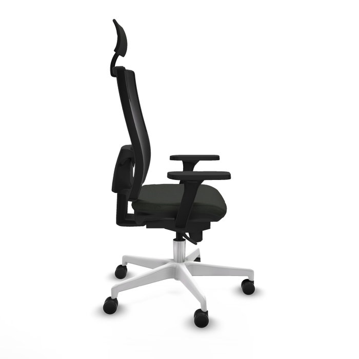 PIQUERAS Y CRESPO Silla de oficina Horna con mecanismo Sincro y Brazos 3D Negro PIQUERAS Y CRESPO Silla de oficina Horna con mecanismo Sincro y Brazos 3D Negro